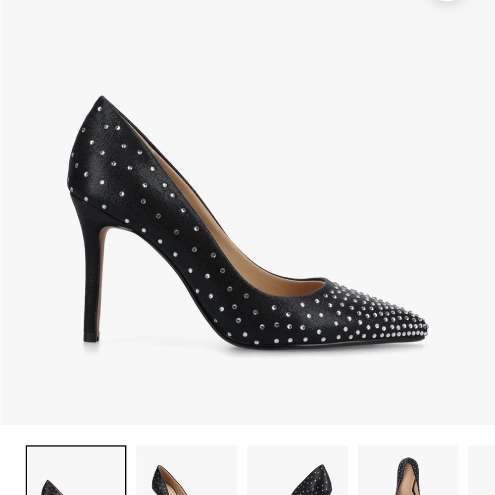 Black Studded Heels